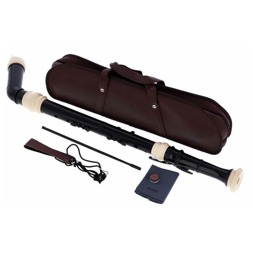 Flauta Dulce Baja Digitación Barroca Aulos 521 - Imagen 5