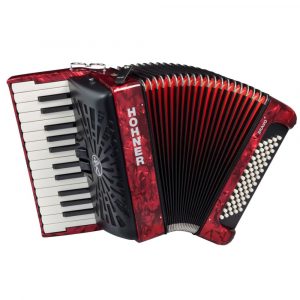Acordeón Hohner A16972 Bravo II 60 Rojo