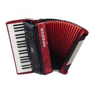 Acordeón Hohner Bravo III 96 A16732 Rojo