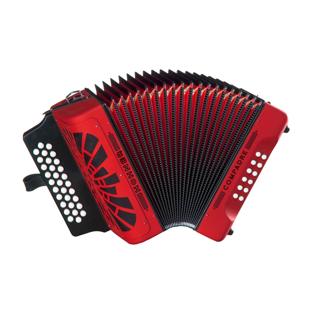 Acordeón Hohner Compadre GCF A-4824 Rojo