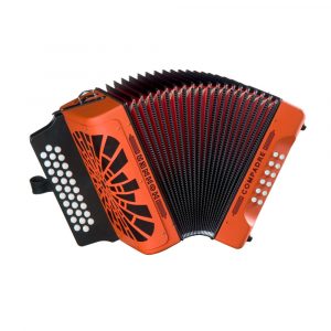 Acordeón Hohner Compadre GCF A-4825 Naranja