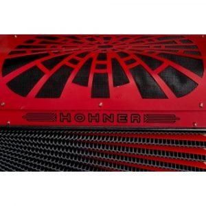 Acordeón Hohner Rey Vallenato FBbEb A-4944 Rojo