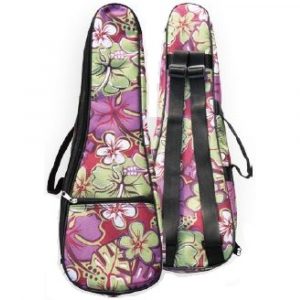 Funda Ukelele Soprano Woodi WUC-21-PF Floral Verde