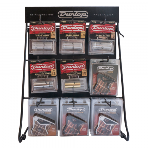 Expositor para Cejillas y Slides Dunlop MD-129 Lleno