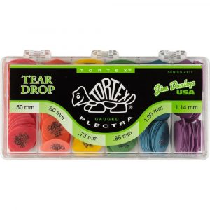 Caja 216 Púas Dunlop 4131 Tortex Teardrop