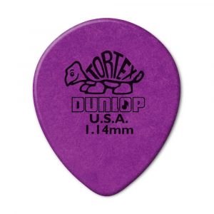 Bolsa 72 Púas Dunlop 413R-114 Tortex Teardrop 1.14mm