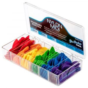 Caja 216 Púas Dunlop 4432 Nylon Midi