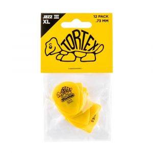 Bolsa 12 Púas Dunlop 498P-073 Tortex Jazz III Xl 0.73mm Pickers
