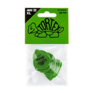 Bolsa 12 Púas Dunlop 498P-088 Tortex Jazz III Xl 0.88mm Pickers