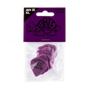 Bolsa 12 Púas Dunlop 498P-114 Tortex Jazz III Xl 1.14mm Pickers