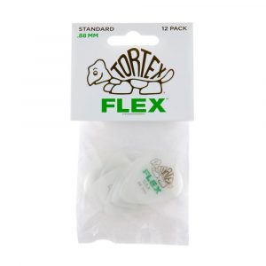 Bolsa 12 Púas Dunlop 428P-088 Tortex Flex Standard 0.88mm Pickers