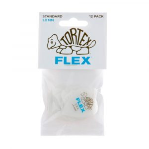 Bolsa 12 Púas Dunlop 428P-100 Tortex Flex Standard 1.00mm Pickers