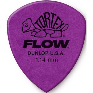 Bolsa 12 Púas Dunlop 558P-114 Tortex Flow Standard 1.14mm Pickers