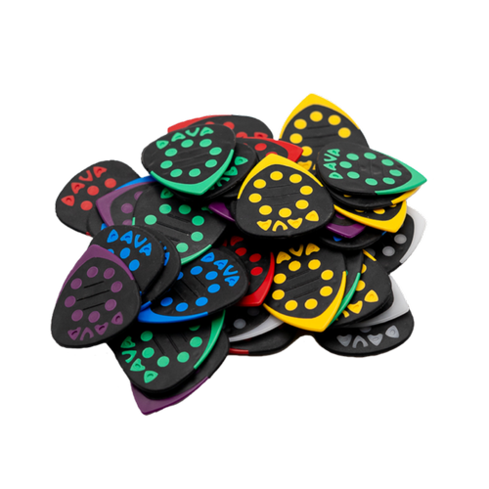 Bolsa 36 Púas Dava 6036 Control Grip Tips Delrin