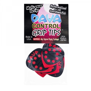 Bolsa 6 Púas Dava 6024 Control Grip Tips Delrin