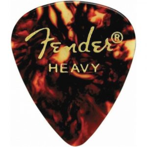 Pack 12 Púas Fender 198-0351-900 Tortoise Shell Heavy