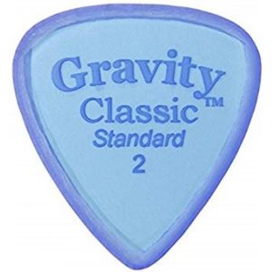 Púa Gravity Classic Standard 2.0mm Pulida Azul GCLS2P