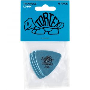 Bolsa 6 Púas Dunlop 431P-100 Tortex Triangle 1.00mm Pickers