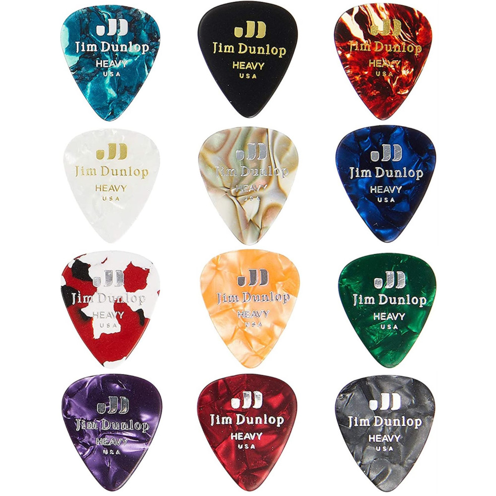 Bolsa 12 Púas Dunlop PVP-107 Variety Celluloid Heavy - Imagen 2