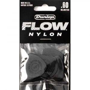 Bolsa 12 Púas Dunlop 541P-060 Flow Nylon 0.60mm Pickers