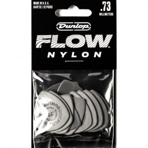Bolsa 12 Púas Dunlop 541P-073 Flow Nylon 0.73mm Pickers