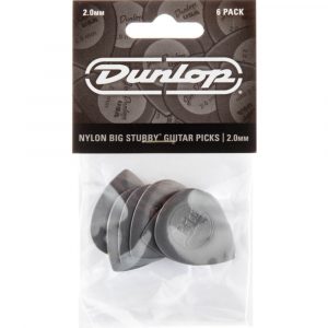Player´s Pack 6 Púas Dunlop 445P-200 Nylon Big Stubby 2.00mm
