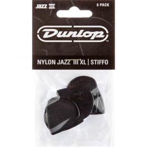 Player´s Pack 6 Púas Dunlop 47P-XLS Nylon Jazz III XL Negra
