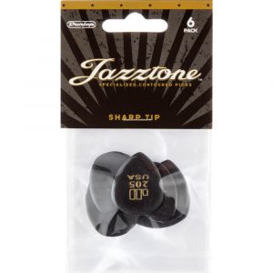 Player´s Pack 6 Púas Dunlop 477P-205 Jazztone Sharp Tip