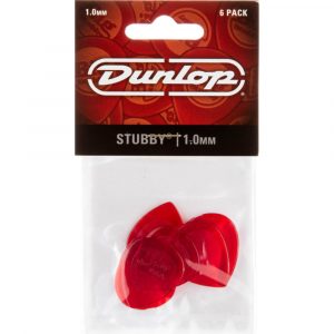 Player´s Pack 6 Púas Dunlop 474P-100 Stubby Jazz 1.00mm