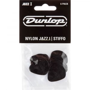 Player´s Pack 6 Púas Dunlop 47P-1S Nylon Jazz I Negra