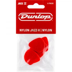Player´s Pack 6 Púas Dunlop 47P-2N Nylon Jazz II Roja