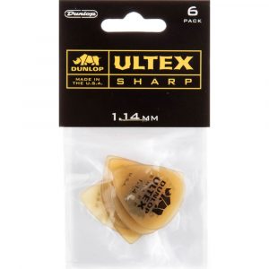 Player´s Pack 6 Púas Dunlop 433P-114 Ultex Sharp 1.14mm