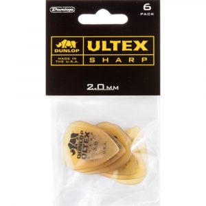 Player´s Pack 6 Púas Dunlop 433P-200 Ultex Sharp 2.00mm