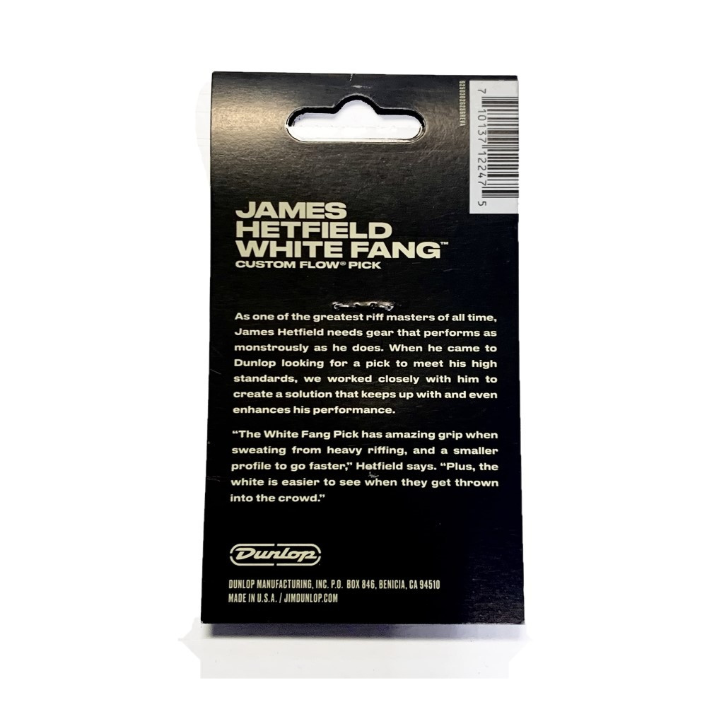 Player´s Pack 6 Púas Dunlop PH122P-073 Hetfield White Fang 0.73mm - Imagen 2