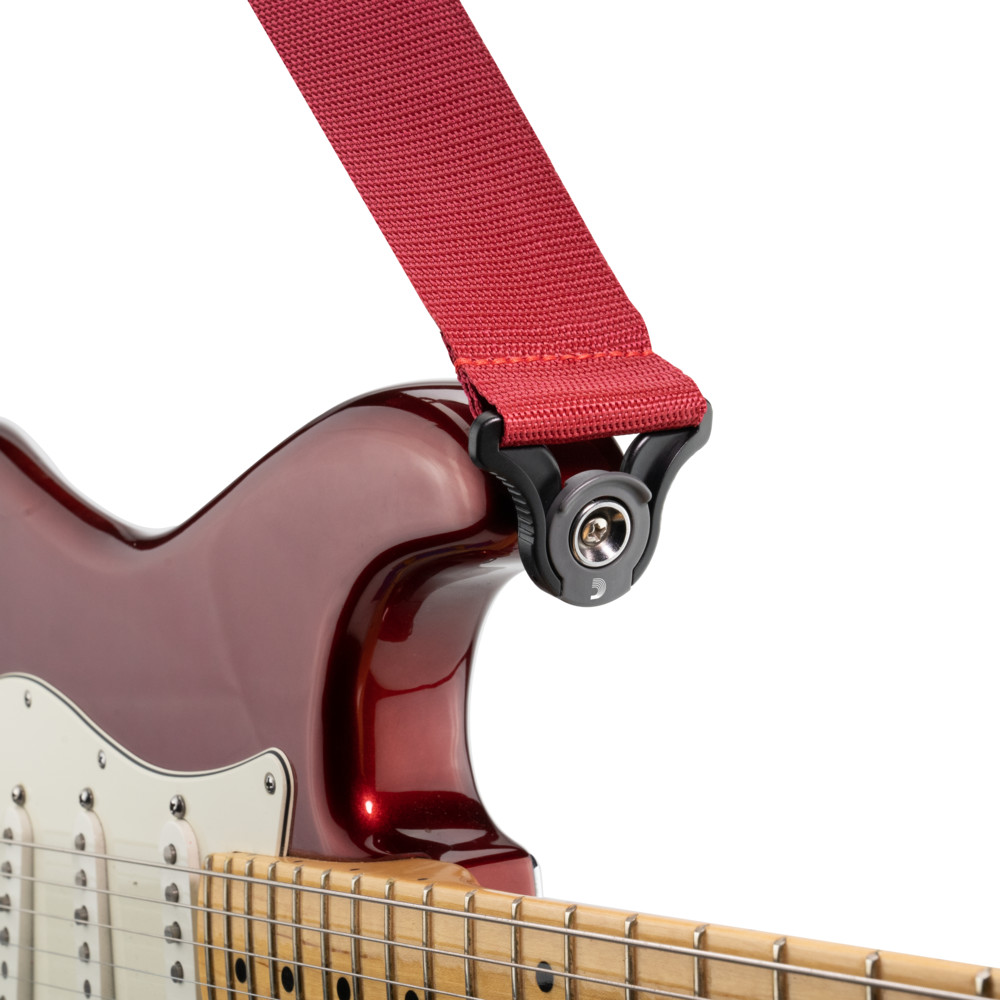 Correa D'Addario PW-SAL401 Auto Lock Polypro Roja - Imagen 2