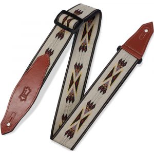 Correa Levy's MSSN80-TAN Print Series Poly Jacquard Canela 2"