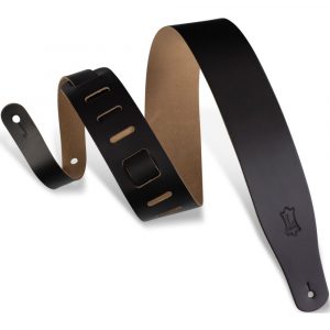 Correa Levy's M26-BLK Classic Series Genuine Leather Negra 2½"