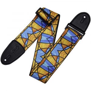 Correa Levy's MP3SG-002 Polypropylene Series Naranja y Azul 3"