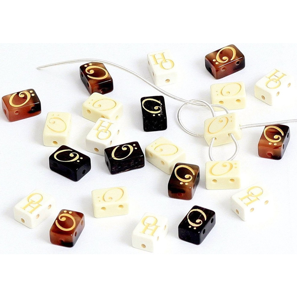 Juego 6 cubos String Tie Guitarra Clásica TSTGB Negro - Imagen 2