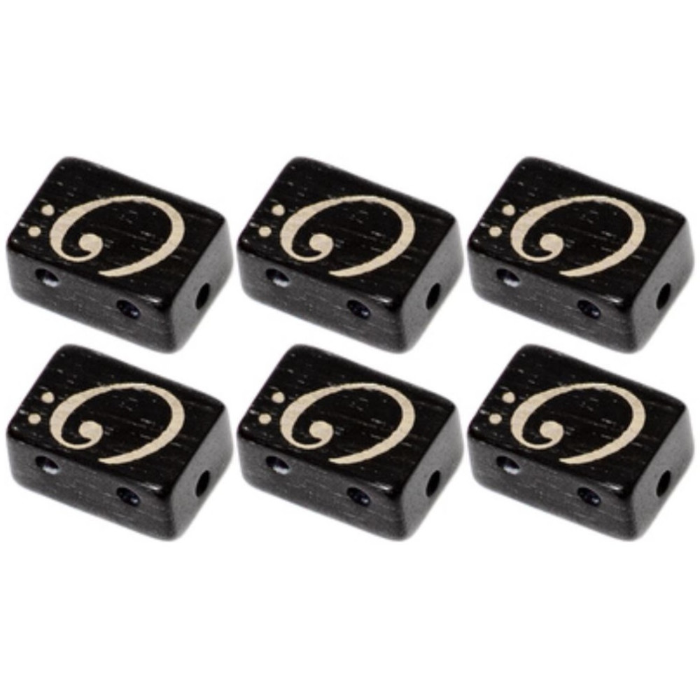 Juego 6 cubos String Tie Guitarra Clásica TSTGB Negro - Imagen 5