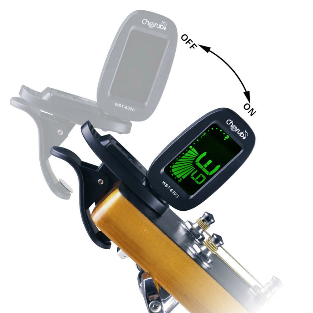 Afinador Autoencendido Cherub WST-640G Pinza - Imagen 3