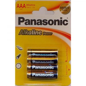 Blister 4 Pilas Panasonic 1,5V. LR03/AAA