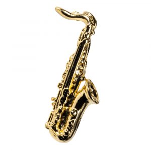 Pin Saxo Tenor Oro 18K 350061