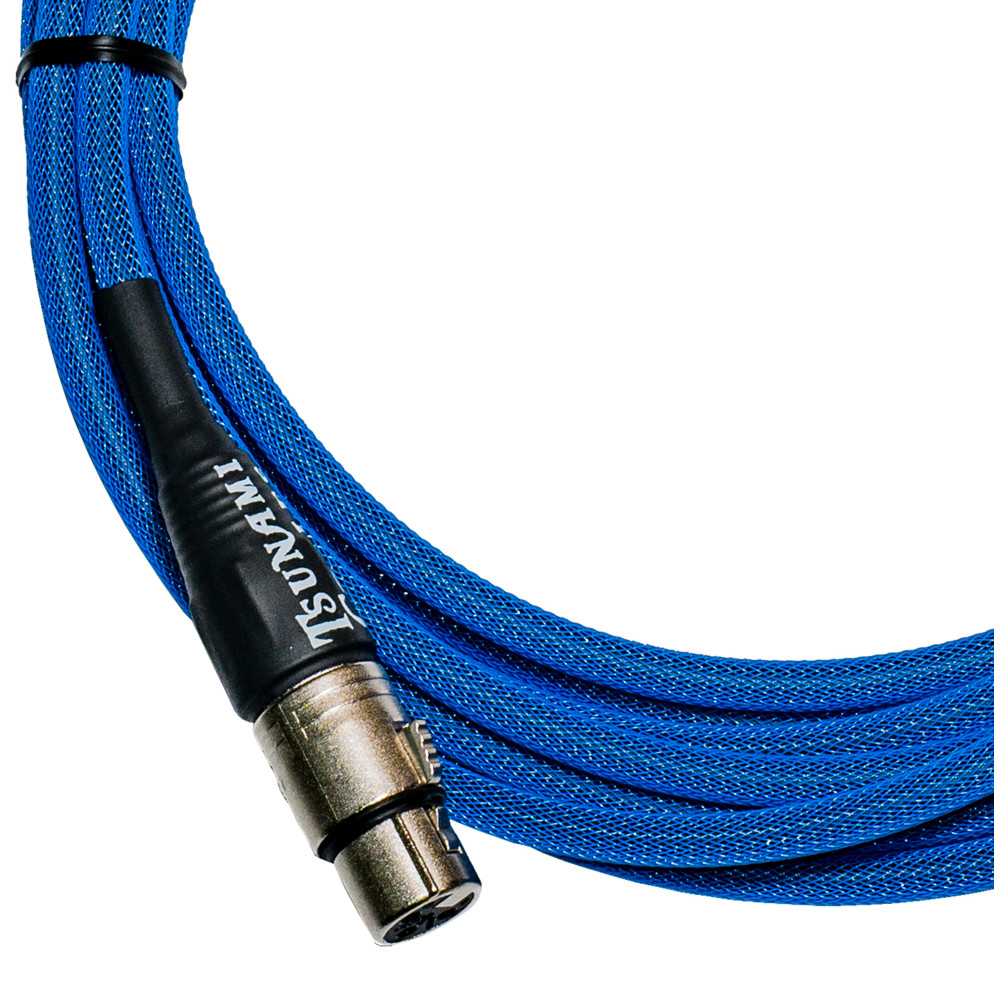 Tsunami Cable M15-XSTB Micrófono 4,5m TC Blue - Imagen 2