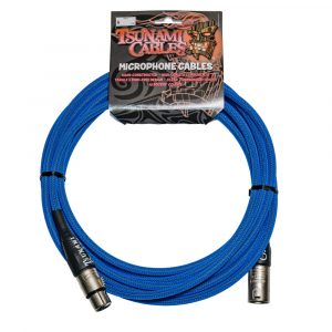 Tsunami Cable M15-XSTB Micrófono 4,5m TC Blue