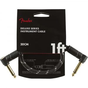 Cable Jack Acodado Fender 099-0820-095 Fender Deluxe Series Negro 30cm