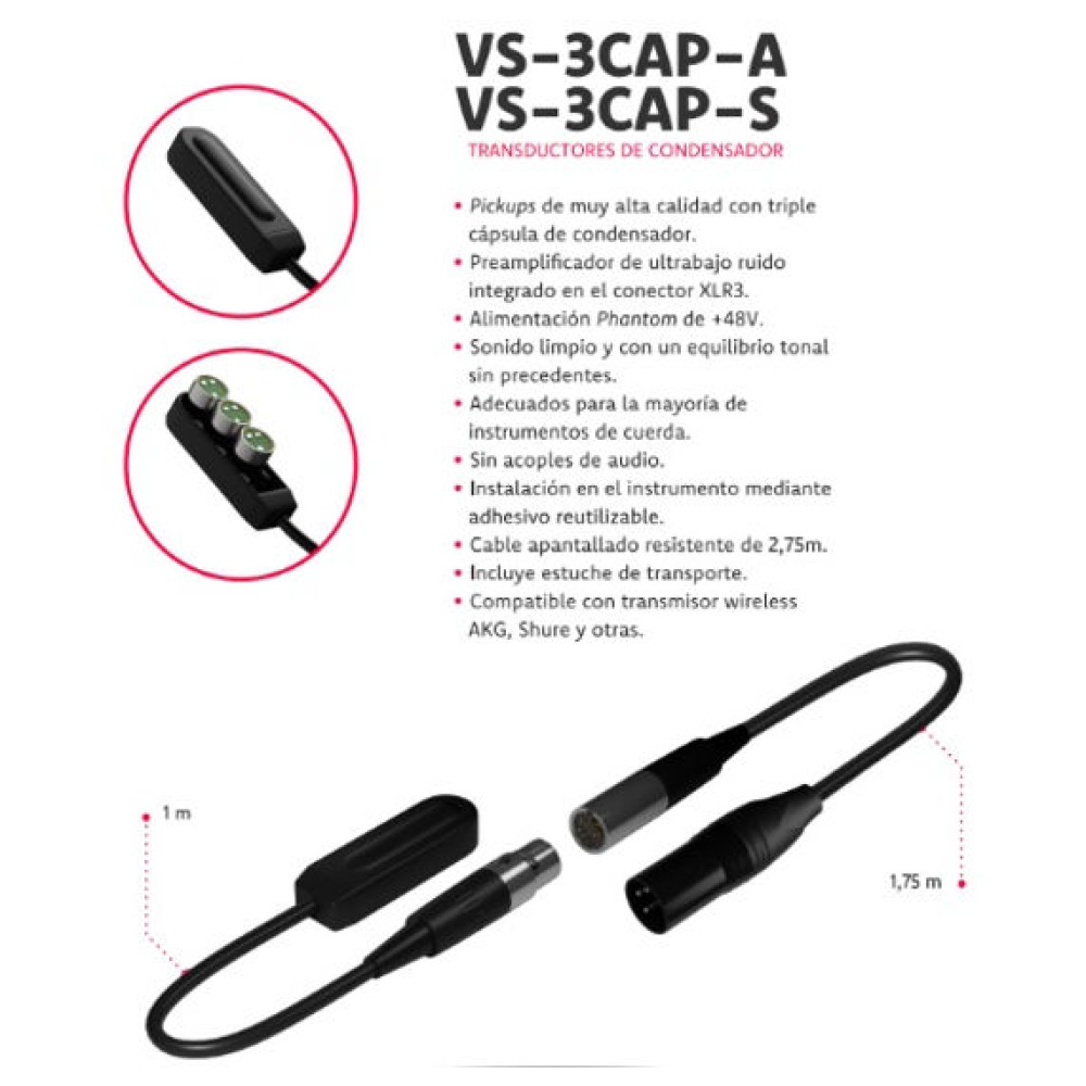 Capsula Micrófonica VS Audio Systems VS-3CAP-A (AKG) - Imagen 7
