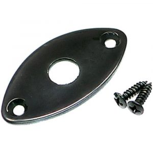 Placa Entrada Jack Gotoh Negra JCB-2-B