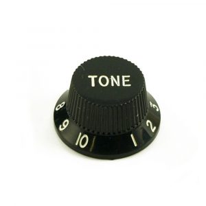 Botón Gotoh Stratocaster KB-240T-B Tono Negro