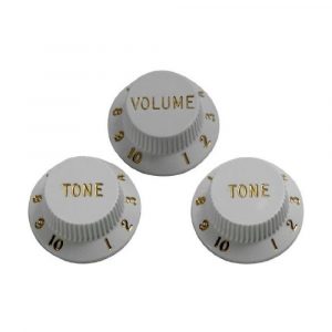 Botón Gotoh Stratocaster KW-240T-W Tono Blanco